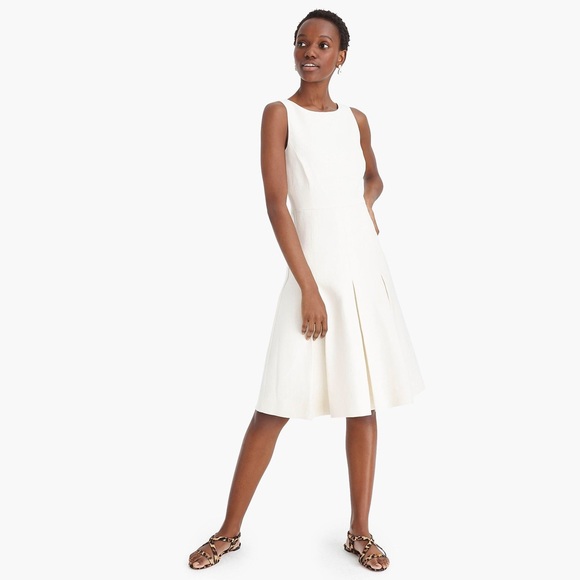 J. Crew Dresses & Skirts - J. Crew Sleeveless Pleated A-Line Structured Dress